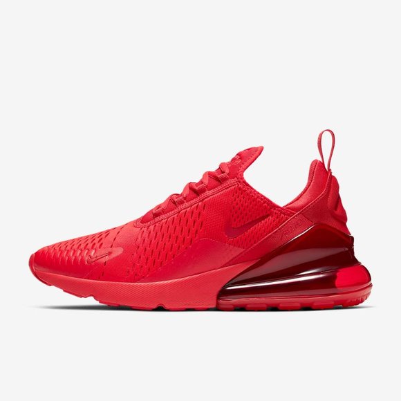 Nike Air Max 270 Mens Running Shoes Triple University Red CV7544-600 NEW Multi - Picture 4 of 6
